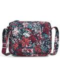 Vera Bradley Damen Peformance Twill Medium Hipster Crossbody Geldbörse Umhängetasche, Kohlrose Cabernet