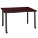 Regency Kee Mobile Desk Wood/Metal in Black | 29 H x 66 W x 24 D in | Wayfair MDCL4824MHBK