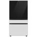 Samsung Bespoke 23 cu. ft. Smart 4-Door Refrigerator w/ Beverage Center & Custom Panels Included, in Gray/White | Wayfair