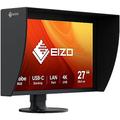 EIZO ColorEdge CG2700X 68,4 cm (27 Zoll) Grafik Monitor (HDMI, USB Hub, USB-C, RJ-45 LAN, KVM Switch, DisplayPort, 3840 x 2160 (4K UHD), 99% AdobeRGB, 98% DCI-P3) schwarz