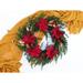 The Holiday Aisle® Feliz Navidad 18" Polyester/Silk Wreath Silk in Green/Red | 18 H x 18 W x 4 D in | Wayfair 4324C0BEEAB54E378263ABD4E2EFD3D6