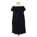 Apt. 9 Casual Dress - Popover: Black Dresses - Women's Size Small