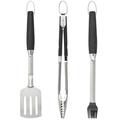 Grillbesteck-Set WENKO "BBQ" Grillbesteck-Sets silberfarben (silberfarben, schwarz) Grillbesteck