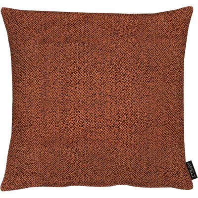 Dekokissen APELT "Tony" Gr. 1, orange (orange, unifarben), B:46cm L:46cm, Polyester, Dekokissen_Sitzkissen_Kissenhüllen, in ausdrucksstarken Farben, Kissenhülle ohne Füllung, 1 Stück Image
