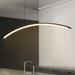 Nathaniel 41.5" Dimmable Adjustable Integrated LED Metal Linear Pendant, by JONATHAN Y