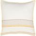 Lachlane Blanket Stitch Linen Striped Throw Pillow