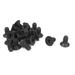 M8 x 16mm Metric Hex Socket Countersunk Flat Head Screw Bolts Black 20PCS