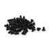 M1.6x3mm Grade 10.9 Countersunk Flat Head Hex Socket Cap Screw Black 50pcs