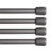 Kenney Fast Fit No Tools 7/16" Spring Tension Rod, 4-Pack
