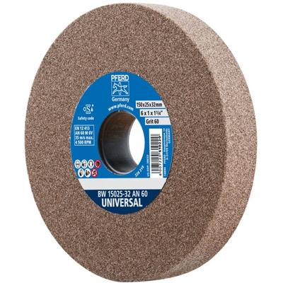 Pferd - Schleifbockscheibe ø 150x25 mm Bohrung-Ø 32 mm A60 für universelle Schleifaufgaben Image
