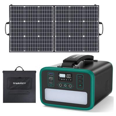 Swarey - Tragbarer Stromgenerator 240Wh/200W Solar Generator mit 100W Faltbare SolarPanel für