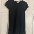 Lularoe Dresses | Black Lula Roe Tshirt Dress Size Xxs | Color: Black | Size: Xxs