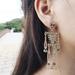 Free People Jewelry | Crystal Skull Gold Earrings | Color: Gold | Size: Os