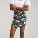 Anthropologie Skirts | Anthropologie Porridge Ruched Mini Skirt | Color: Black/White | Size: Xl