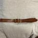 American Eagle Outfitters Accessories | American Eagle Brown Leather Belt, Gold Buckle, M | Color: Brown | Size: Medium