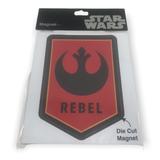 Disney Accents | New Disney Parks Star Wars Red & Black Rebel Logo Die Cut Magnet New | Color: Black/Red | Size: Os