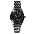 MWC Classic 1960s Pattern Sterile Hybrid Quartz Steel Black Gray Sapphire Men's Watch, Black