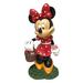 Back Yard Glory Disney Minnie Mouse w/ Flower Basket Garden Statue Resin/Plastic in Green/Red/Yellow | 12 H x 5.75 W x 4.25 D in | Wayfair 06-44-32