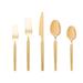 Godinger Silver Art Co Oliver Mirrored 18/10 Stainless Steel Flatware 20 Piece, Service For 4 Stainless Steel in Yellow | Wayfair 84293