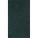 Green 27 x 18 x 0.5 in Area Rug - Ebern Designs Square Virgle Solid Color Power Loomed Area Rug in Dark | 27 H x 18 W x 0.5 D in | Wayfair