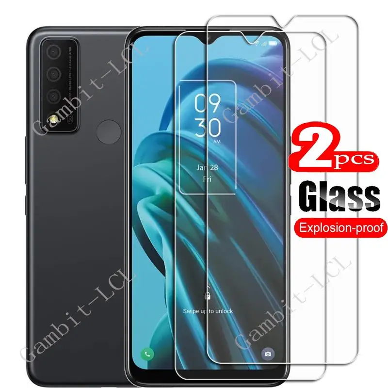 Pour TCL 20R 5G verre trempé protection sur TCL20 TCL20R T767H 6.52 pouces protecteur d'écran SmartPhone Film de couverture