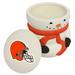 Cleveland Browns 12.5oz. Holiday Snowman Ceramic Candle