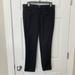 Anthropologie Pants & Jumpsuits | Anthropologie Cartonnier Black Textured Ankle Crop Pants Trousers Cotton Sz 4 | Color: Black | Size: 4