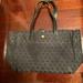 Dooney & Bourke Bags | Large Dooney Bourke Black Canvas Tote, Leather Trim | Color: Black | Size: Large