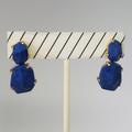 Kate Spade Jewelry | Kate Spade Quarry Lapis Lazuli Gold Plated Dangle Earrings | Color: Blue/Gold | Size: Os