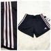 Adidas Bottoms | Girl’s Youth Adidas Pink Stripe Mesh Shorts Size L/14 | Color: Black/Pink | Size: Lg