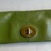 Coach Bags | Coach Apple Green Kid Leather Clutch Bag | Color: Green | Size: 10.5 X 4.5