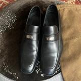 Gucci Shoes | Authentic Gucci Mens Dress Loafer Shoes Black Leather Size 8 | Color: Black | Size: 8