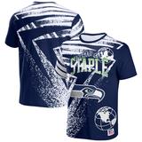 Men's NFL x Staple Navy Seattle Seahawks All Over Print T-Shirt