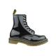 Dr. Martens Damen 1460 W Amphibians, Black Patent Lamper, 39 EU