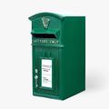 ACL Irish Green Mail Box with Lock – Wall Mount/Pillar Mount Post Box – Lockable Postage Box – Durable Cast Iron Post Office Box