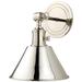 Garden City 1 Light Wall Sconce Polished Nickel