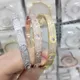 Zlxgirl-Bracelet serti micro pavé pour femme bijoux de mariage bracelet sacs gratuits haute