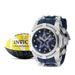 Invicta NFL Dallas Cowboys Swiss Ronda Z60 Caliber Men's Watch - 53mm Steel Grey Navy Blue (41431)