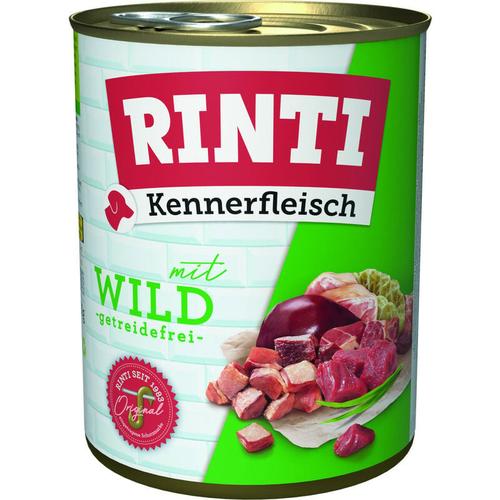 Pur Kennerfleisch Wild 800 g Hundefutter Nassfutter - Rinti