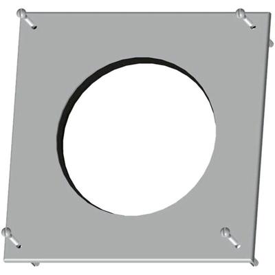 Wolf Rosette DN125, eckig weiß, aus PP Image