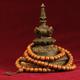 Mala Bodhi Buddhistische Gebetskette 12-12,5mm Samen 108 Perlen Braun Meditation, Buddhismus, Geschenk heilig, Baum Samen , Handarbeit,Nepal