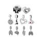 Wow Charms 925 Sterling Silver Chams Nurse Hap Heart Lung Kidney Beads. Charms fit for Pandora Bracelets.