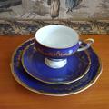 von Schierholz Teetasse Tee Gedeck Gold Porzellan Vintage Kaffee Tasse old porcelain Tea Cup