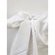 VIRGINIA*Meterware creme gewirkt Satin 2,75 Meter hoch curtain Gardine Gardisette