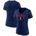 Women's Fanatics Branded Navy Boston Red Sox Live For It Team V-Neck T-Shirt