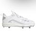 Adidas Shoes | Adidas Icon 6 Metal Baseball Cleats Boost White Silver Fv9341 Men's New Shoes | Color: Silver/White | Size: 9