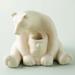 Anthropologie Holiday | Anthropologie-Arctic Woodland Taper Bear Candle Holder | Color: Silver/White | Size: 5.25”Hx4.25”D