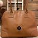 Dooney & Bourke Bags | Dooney & Bourke Carmel Brown Pebbled Leather Dome Satchel Shoulder Bag Nwot | Color: Brown/Gold/Red | Size: See Description & Photos