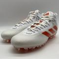Adidas Shoes | Adidas Sm Freak Mid Football Cleats White Orange Fx1311 Size 11 Rare! | Color: Orange/White | Size: 11