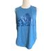 Adidas Tops | Adidas Blue Logo Workout Tank Top | Color: Blue | Size: S